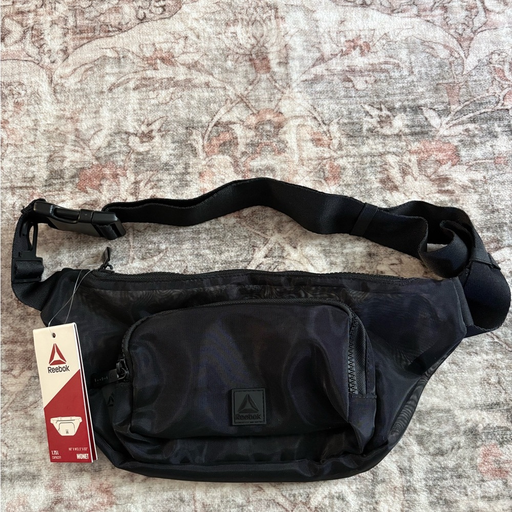 Reebok Black Waist Bag